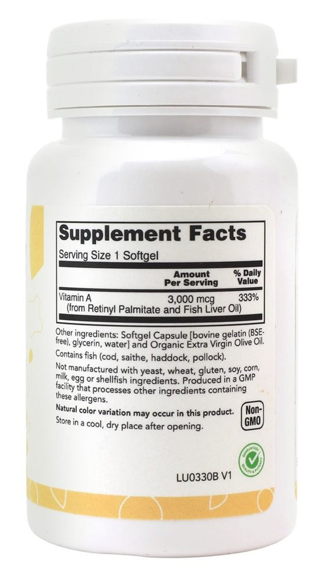 Luckyvitamin - Vitamin a 10000 IU - 100 Softgels