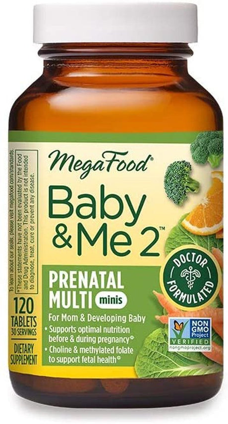 Megafood Baby & Me 2 Prenatal Multi Minis -- 120 Tablets