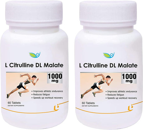 Biotrex L Citrulline DL Malate 1000Mg - 60 Tablets, Pack of 2