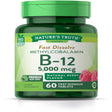 Nature'S Truth Vitamin B12 5000 Mcg | 60 Tablets | Fast Dissolve Natural Berry Flavor | Vegetarian, Non-Gmo & Gluten Free