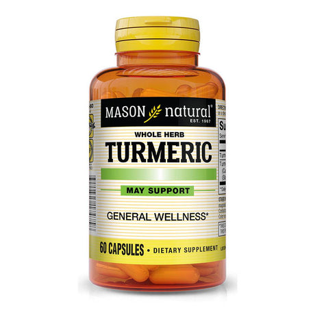 Mason Natural Turmeric Capsules - 60 Tablets