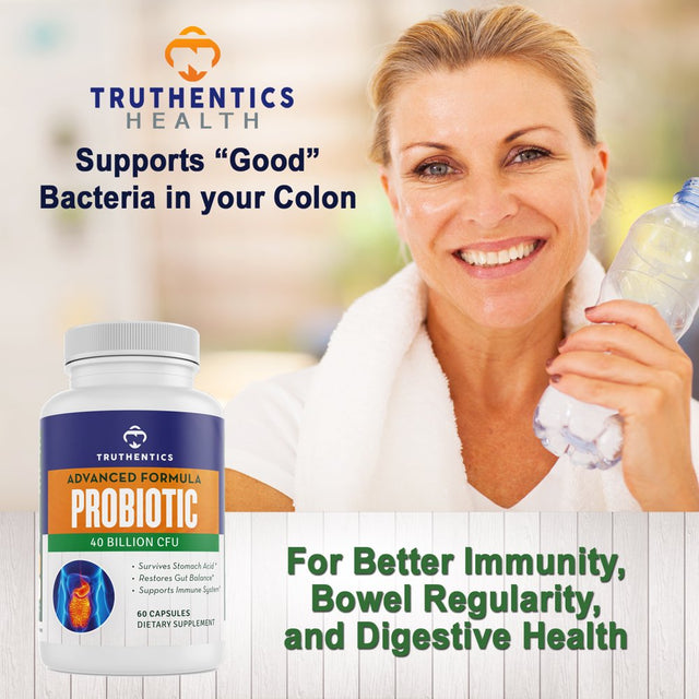 Truthentics Resveratrol 1200 MG plus Probiotic Immune Support Bundle - Healthy Aging, Heart & Gut Health - 60 Capsules Each