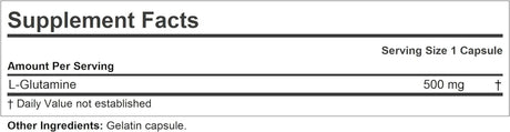 ANDREW LESSMAN Glutamine 500 Mg - 120 Capsules - Free Form Amino Acid. Supports Skeletal Muscle and Gastrointestinal Health. Maintains Healthy Kidneys, Liver, Heart & Brain. Easy-To-Swallow Capsules.