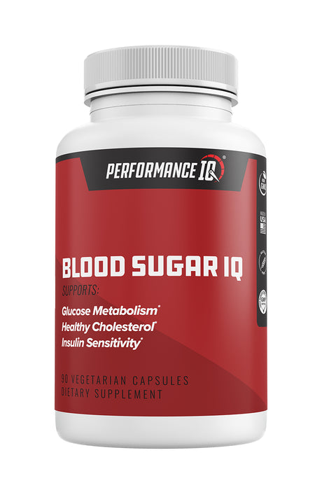 Blood Sugar IQ - Pure Berberine 600Mg Capsules Blood Sugar Support, Glucose Metabolism, Diabetes Support, Weight Management, Healthy Lipid Levels, Non GMO, Made in the USA - 90 Vegetarian Capsules