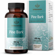 HERBAMAMA Pine Bark 100 Caps - French Maritime Pine Bark Extract for Heart Health & Blood Pressure Support