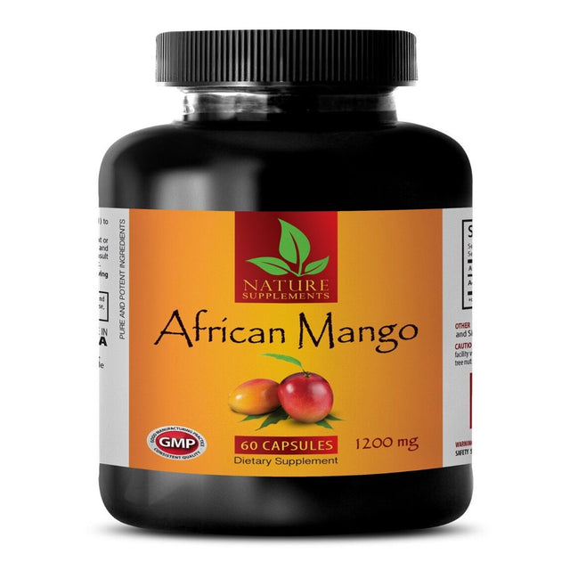 AFRICAN MANGO Extract 1200Mg - Belly Fat Burner, Weight Loss Supplement Pills 60 Count