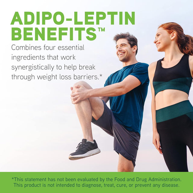 DAVINCI Labs Adipo-Leptin Benefits Dietary Supplement - Hormone Balance Support & Metabolism Support with Green Tea Extract, Green Coffee Bean Extract & More* - 60 Vegetarian Capsules (30 Servings)