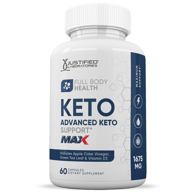 (5 Pack) Full Body Health Keto ACV MAX Pills 1675Mg Alternative to Gummies Dietary Supplement 300 Capsules