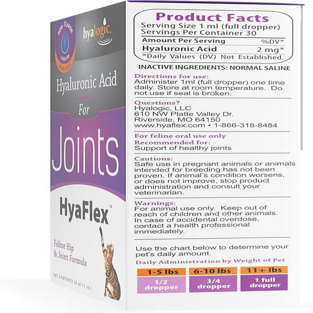 Hyaflex for Cats by Hyalogic - 1 Ounce