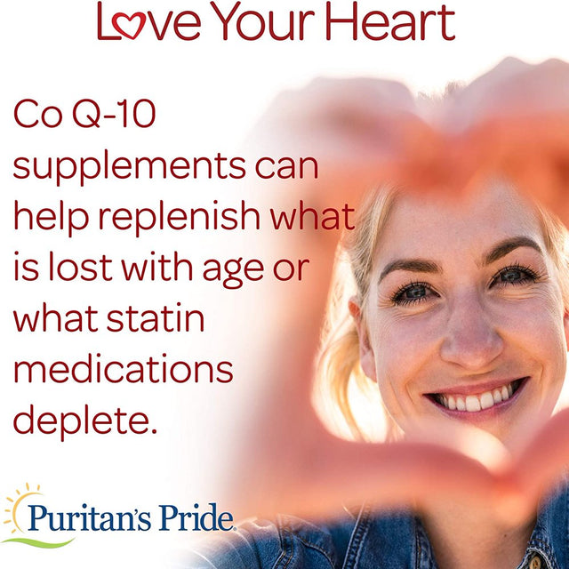 Puritan'S Pride Q-Sorb Coq10 200Mg, Supports Heart Health, 60 Rapid Release Softgels