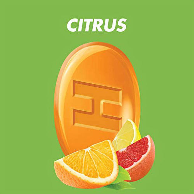 HALLS Defense Assorted Citrus Vitamin C Drops, 20 Packs of 9 Drops (180 Total Drops)