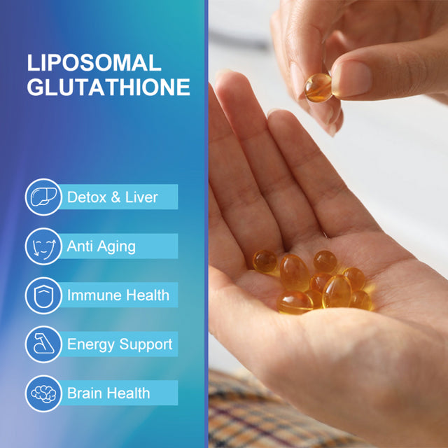 Glutathione by Minch - 800Mg - 60 Softgels - Non GMO - Antioxidant Supplement