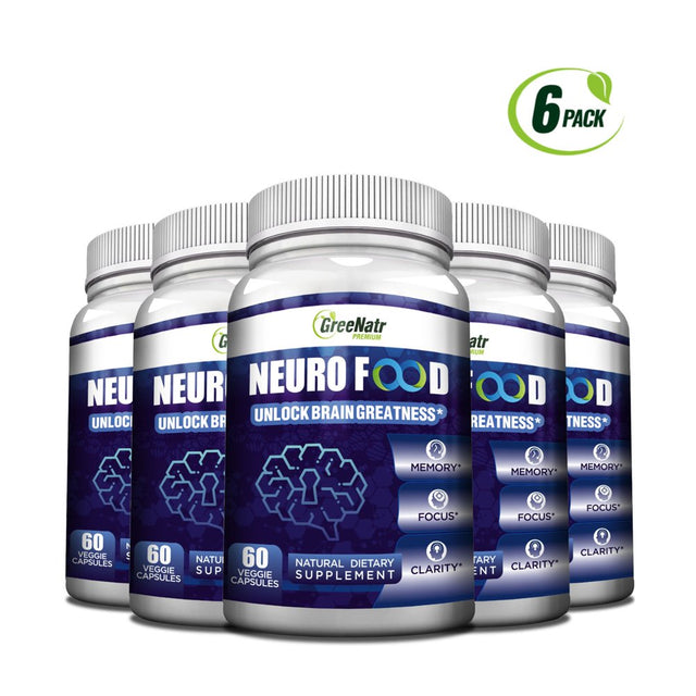 Greenatr Neuro Food | Brain Supplement to Enhance Memory, Energy, Focus and Clarity