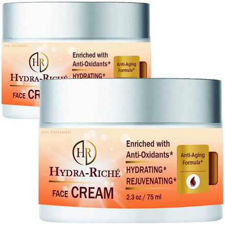 Hydra Riche anti Aging Cream Skincare Skincream Serum (2 Pack)