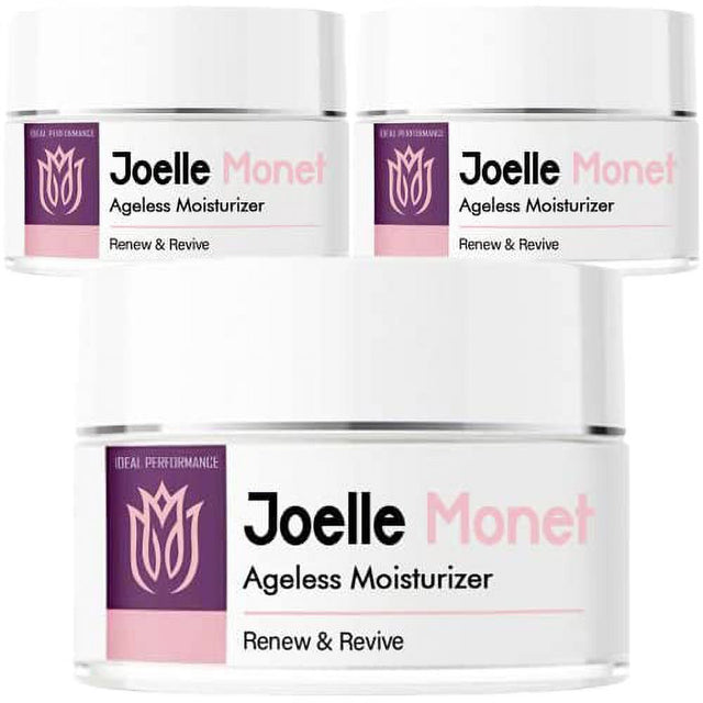 Joelle Monet Ageless Moisturizer Skin Cream Serum Care (3 Pack)