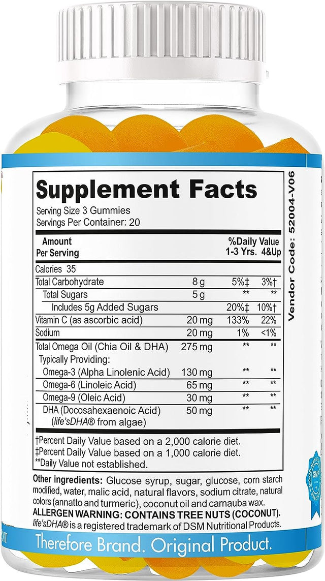 B.Focus Brain Booster Supplement for Kids, Teens, Supports Memory, Focus, Attention & Clarity, with Omega 3 & DHA | Brain Support 60 Gummy Vitamins