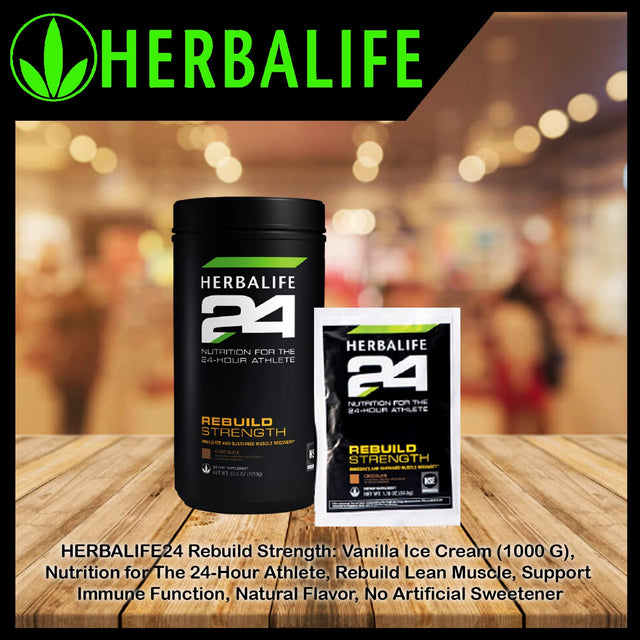 Herbalife24 Trial Pack: Cr7 Drive (3), Rebuild Strength Chocolate (3) and Prepare Tropical Mango for Advanced Hydration Powder Mix and Fuel for You Active Life (3)