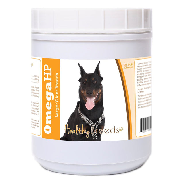 Healthy Breeds Beauceron Omega HP Fatty Acid Skin and Coat Support Soft Chews