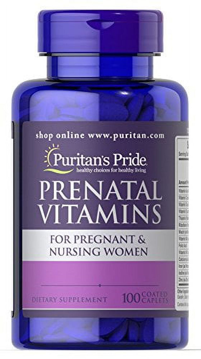 Puritan'S Pride Prenatal Vitamins-100 Caplets