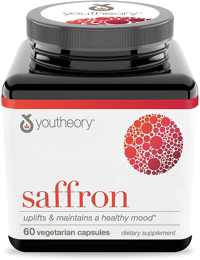 Youtheory Saffron Advanced with Rhodiola, 60 Count