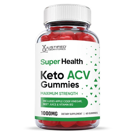 (10 Pack) Super Health Keto ACV Gummies 1000MG Dietary Supplement 600 Gummys