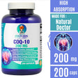 Coq10 200 Mg - 200 Vegan Capsules - Non-Gmo - Brain & Heart & Muscle & Cell Support by Dr. Valerie Nelson