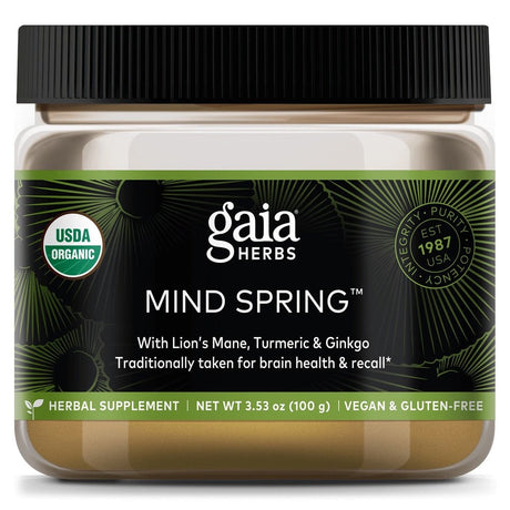 Gaia Herbs Mind Spring Herb Powder -- 3.53 Oz