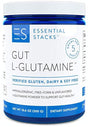 Essential Stacks Gut L-Glutamine Powder - Gluten, Dairy & Soy Free - Made in USA - Pure L Glutamine Powder for Gut Health, Bloating & Leaky Gut - Non-Gmo & Vegan Glutamine Supplement