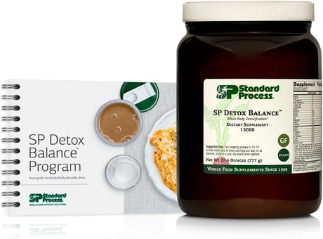 Standard Process SP Detox Balance - Whole-Food Detox Cleanse with Magnesium, Iron, Creatine, Milk Thistle, Protein, Calcium, Potassium, Choline, Arginine - Vegan, Gluten Free - 10-Day Program Kit