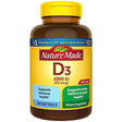 Nature Made Vitamin D3, 300 Softgels, Vitamin D 1000 IU (25 Mcg) Helps Support Immune Health, Strong Bones and Teeth, & Muscle Function, 125% of the Daily Value for Vitamin D in One Daily Softgel