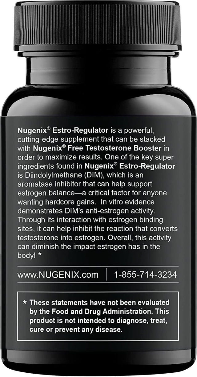 Nugenix Total-T - Free and Total Testosterone Booster for Men & Nugenix Estro-Regulator Bundle