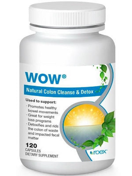 WOW Colon Cleanser 120 Caps by Roex