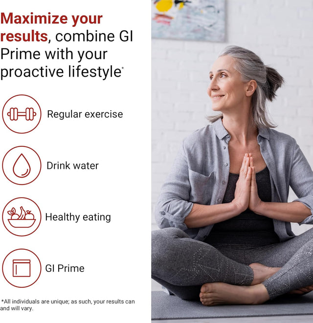 ACTIVATEDYOU GI Prime Digestive Health Drink to Support a Healthy GI Lining, Improve Digestive Comfort and Energy - Berry Calm Flavor (30 Servings)