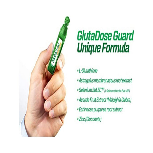 Glutadose Guard - Immune Support Liquid Formula - Glutathione, Acerola (Vitamin C Source)