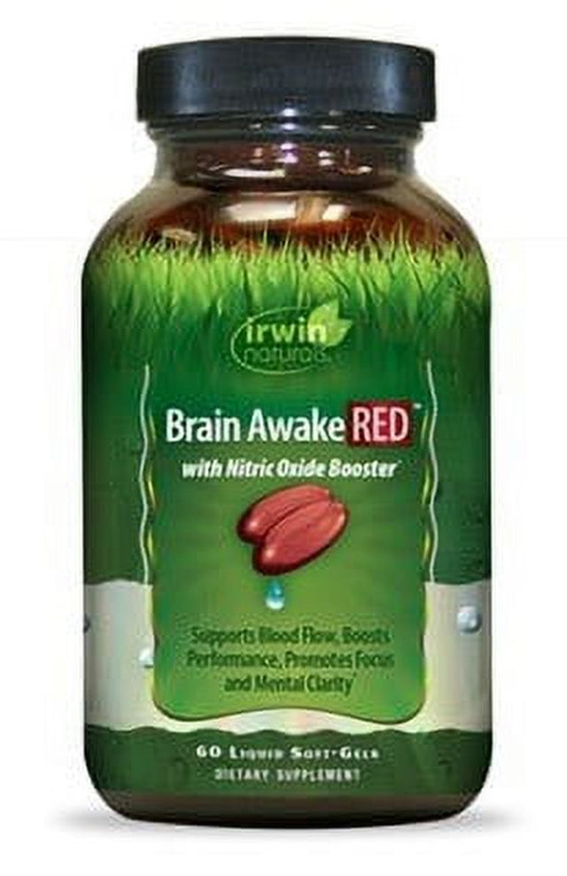 Brain Awake Red with Nitric Oxide Booster