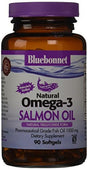 Bluebonnet Natural Omega-3 Salmon Oil, 90Ct