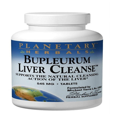 PLANETARY HERBALS Bupleurum Liver Cleanse, Supports the Natural Cleansing Action of the Liver, 300 Count