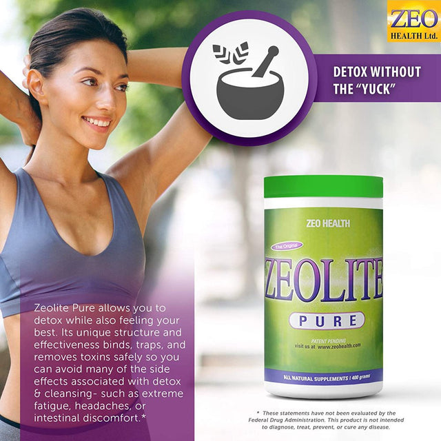 Zeolite Pure 400 Grams - Zeo Health - All Natural Mineral