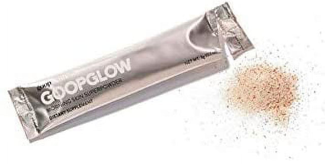 Goopglow Morning Skin Superpowder! 6 Potent Antioxidants, Vitamins C & E, Coq10, Grape Seed Extract, Lutein and Zeaxanthin! Drink Your Way to Glowing Skin! Choose from 30 Sachets or 5 Sachets! (30)