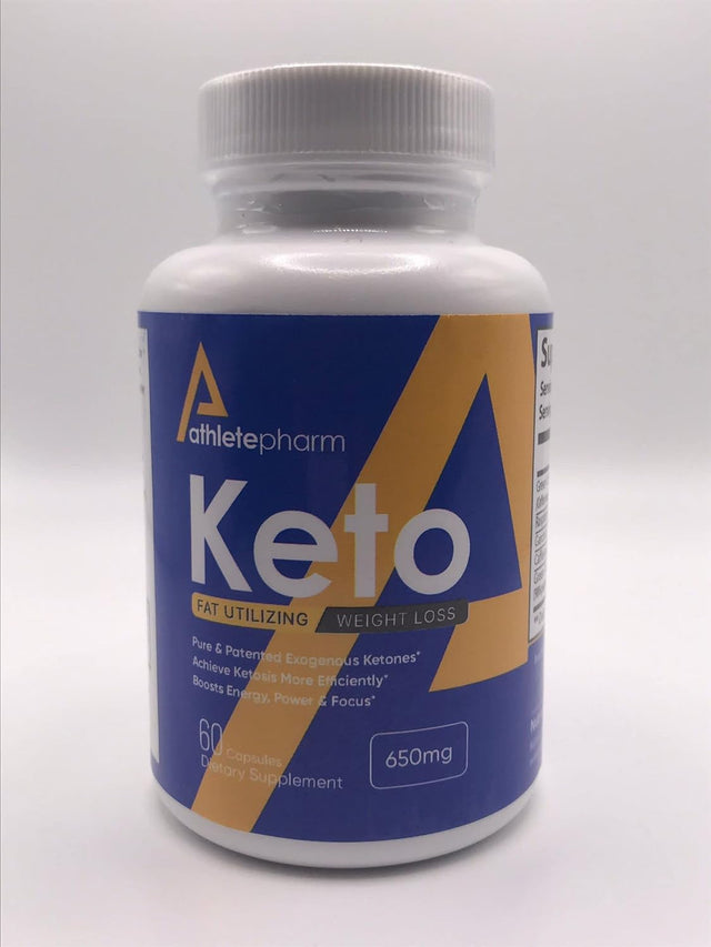 (2 Pack) Official Athletepharm Keto Fat Utilizing Weight Loss, Athlete Pharm Keto Pills, 120 Count, 2 Months Supply