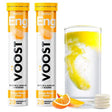 VOOST, Energy, Vitamin B12, Caffeine, Energy Drink Supplement with Vitamin B Complex, Effervescent Vitamin Drink Tablet, No Sugar + Low Calorie Vitamin Blend, Orange Mango Flavor, 40 Count