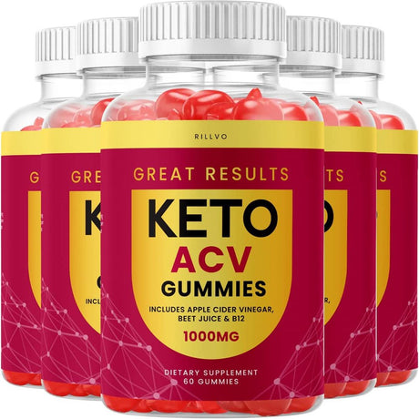 5 Pack Great Results Keto Gummies - Advanced Formula Great Results Keto ACV Gummies 300 Gummies