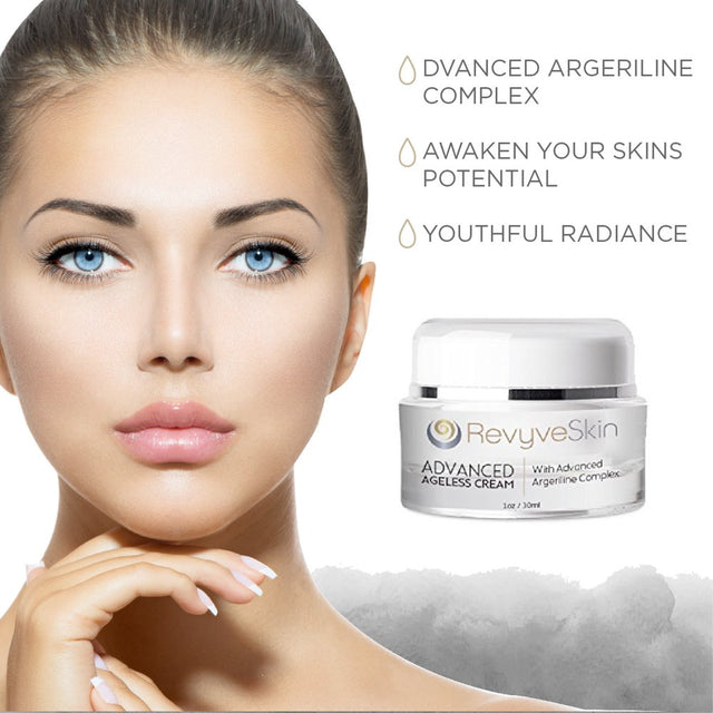 Revyve Skin- Advanced Ageless Cream- Premium Formula with Argeriline Complex to Lock in Moisture and Reduce Wrinkles