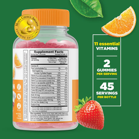 Lifeable Kids Multivitamin - for Girls and Boys - 90 Gummies