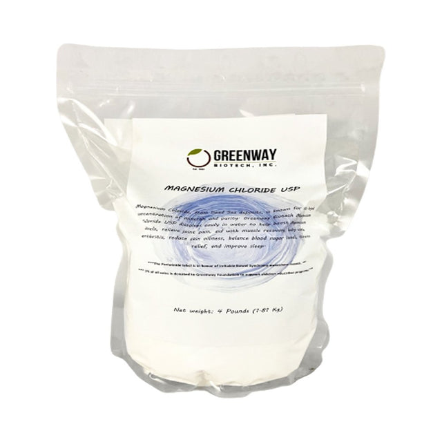 Greenway Biotech Magnesium Chloride USP - 4 Pounds