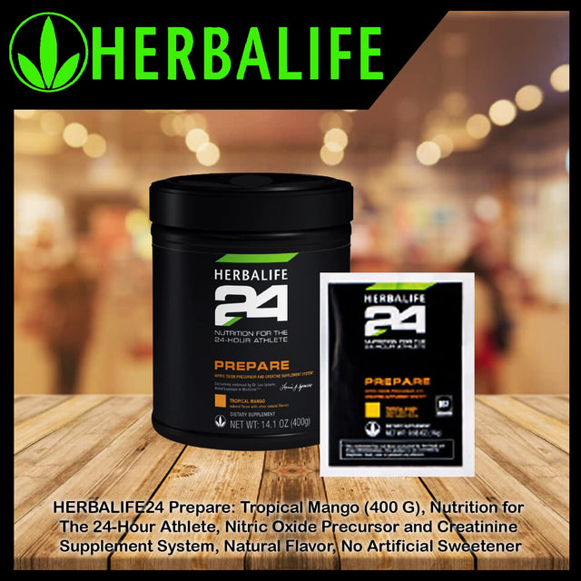 Herbalife24 Trial Pack: Cr7 Drive (3), Rebuild Strength Chocolate (3) and Prepare Tropical Mango for Advanced Hydration Powder Mix and Fuel for You Active Life (3)