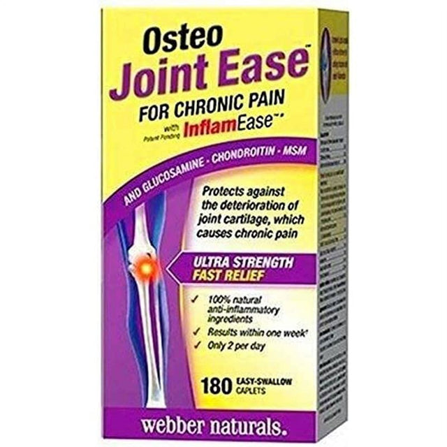 Webber Naturals Osteo Joint Ease 180 Caplets