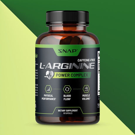 L-Arginine Nitric Oxide 1655Mg Testosterone Booster Pre Workout, Muscle Strength 60 Capsules