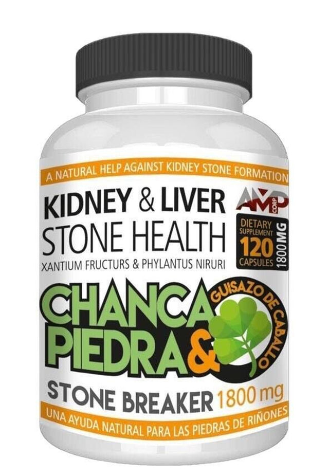 CHANCA PIEDRA Stone Breaker Kidney & Liver Stone Health 1800 Mg 120 Capsules