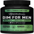 Smnutrition DIM 300Mg Supplement | Estrogen Blocker for Men | with Black Pepper Extract & Calcium D-Glucarate, 60 Ct